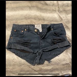 OneTeaspoon Bandit denim shorts